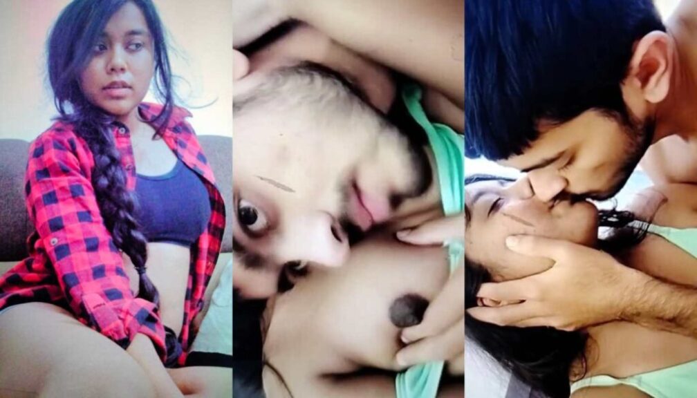 Horny Couple Enjoying Sexy Gf Kissing Passionately Giving Bj, Boobs Sucking & Fucking Doggystyle Captured Desi MMS