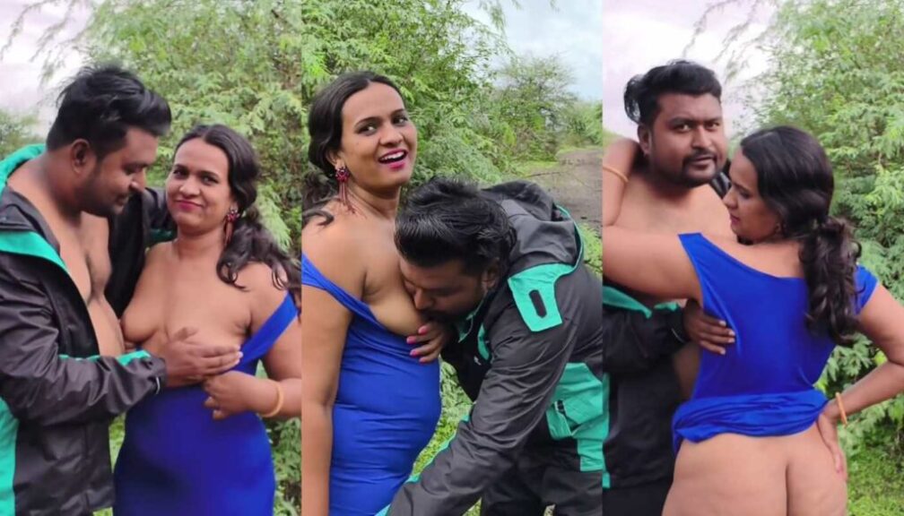 Marathi Bhabhi fuck outdoor in jungle in doggy style Part 1 Desi MMS