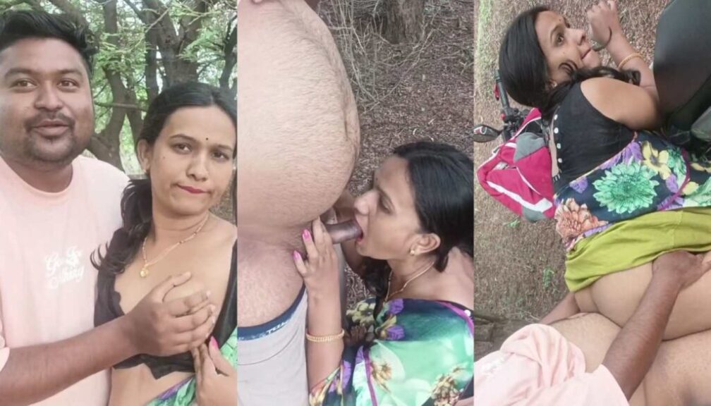 Marathi Bhabhi fuck outdoor in jungle in doggy style Part 2 Desi MMS